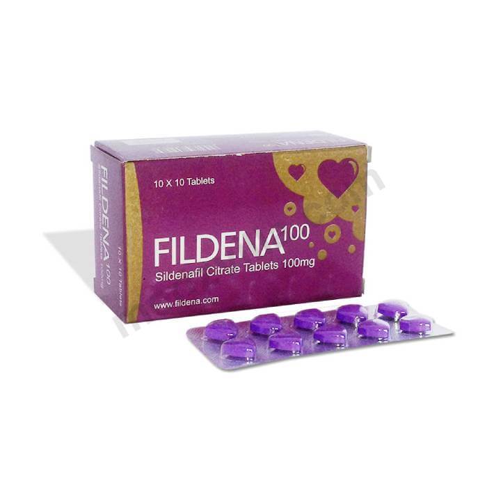 Buy Fildena 100 mg (Sildenafil) | Purple Viagra Pills (20% Off)