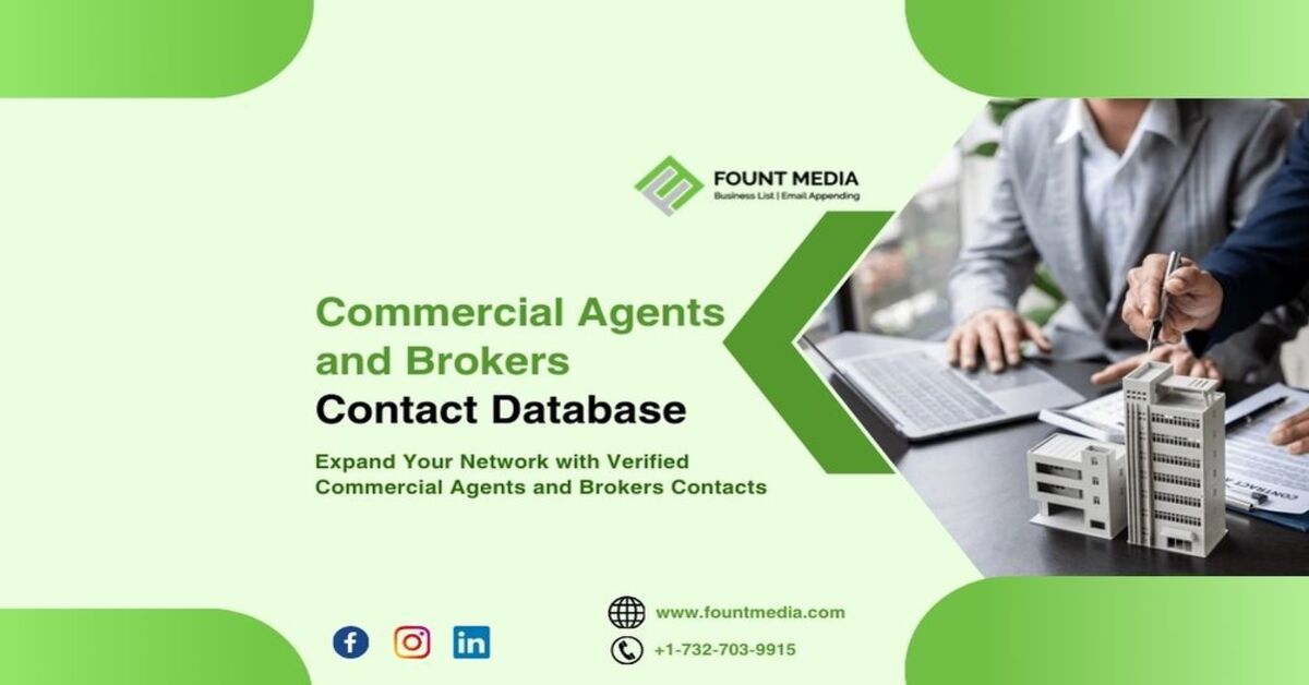 Commercial Agents and Brokers Email List | FountMedia