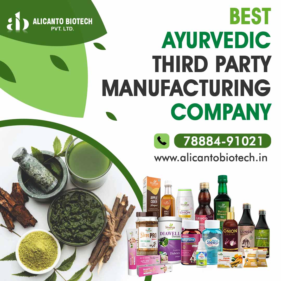 Best Ayurvedic Third Party Manufacturing Company - Alicanto Biotech