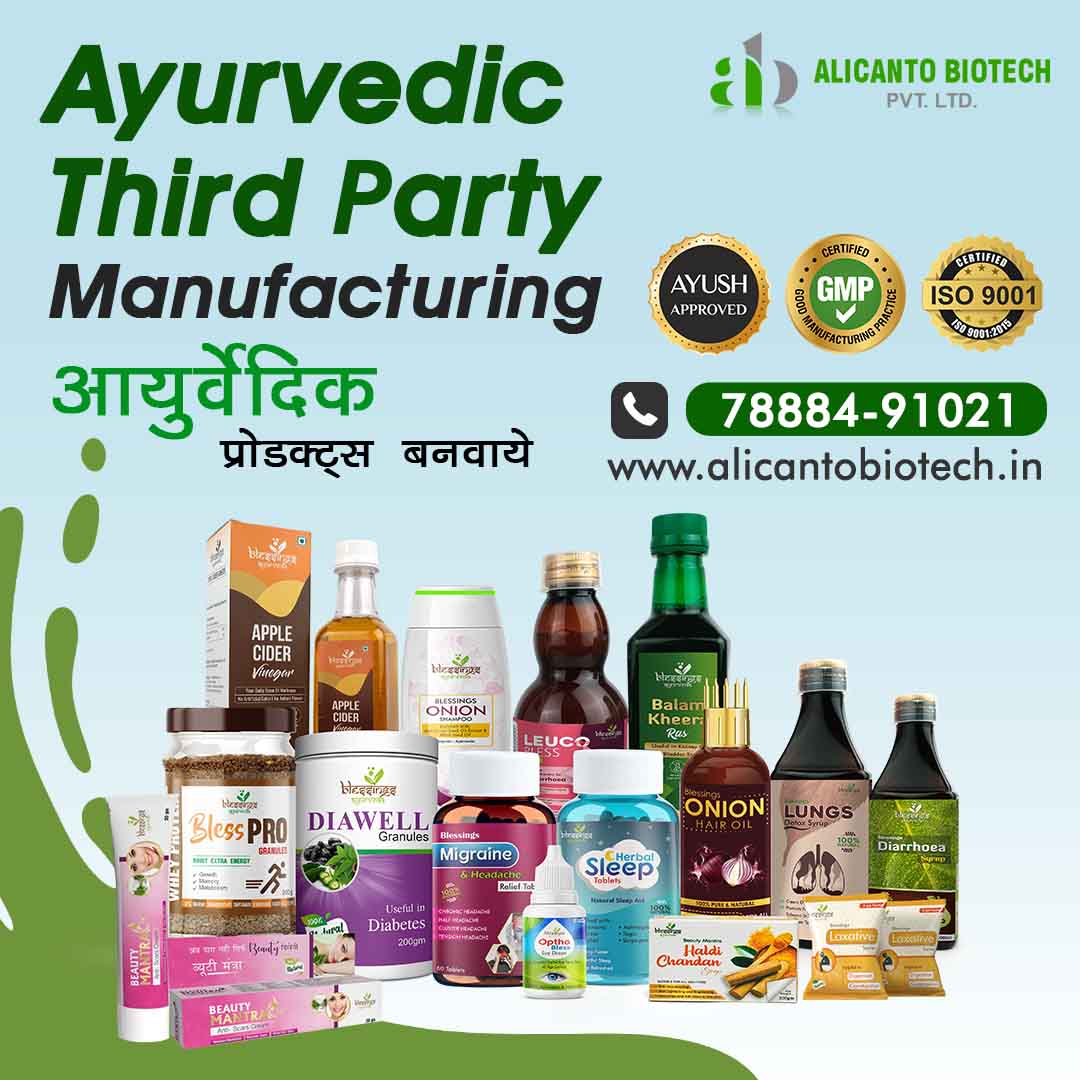 Ayurvedic Third Party Manufacturing - Alicanto Biotech