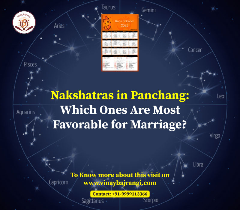 Nakshatras in Panchang: Which Ones Are Most Favorable for Marriage? – Dr Vinay Bajrangi