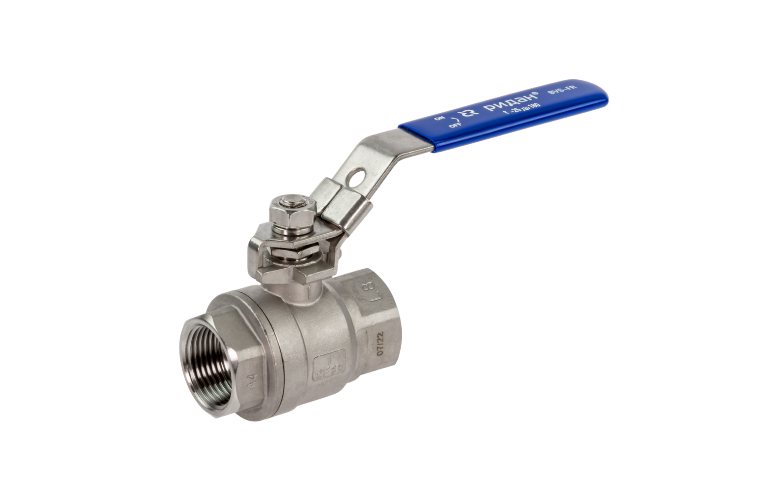 Нержавеющие краны шаровые запорные Ридан - оптом по всей России, включая Крым, ДНР, ЛНР (Донецк, Луганск, Мариуполь)