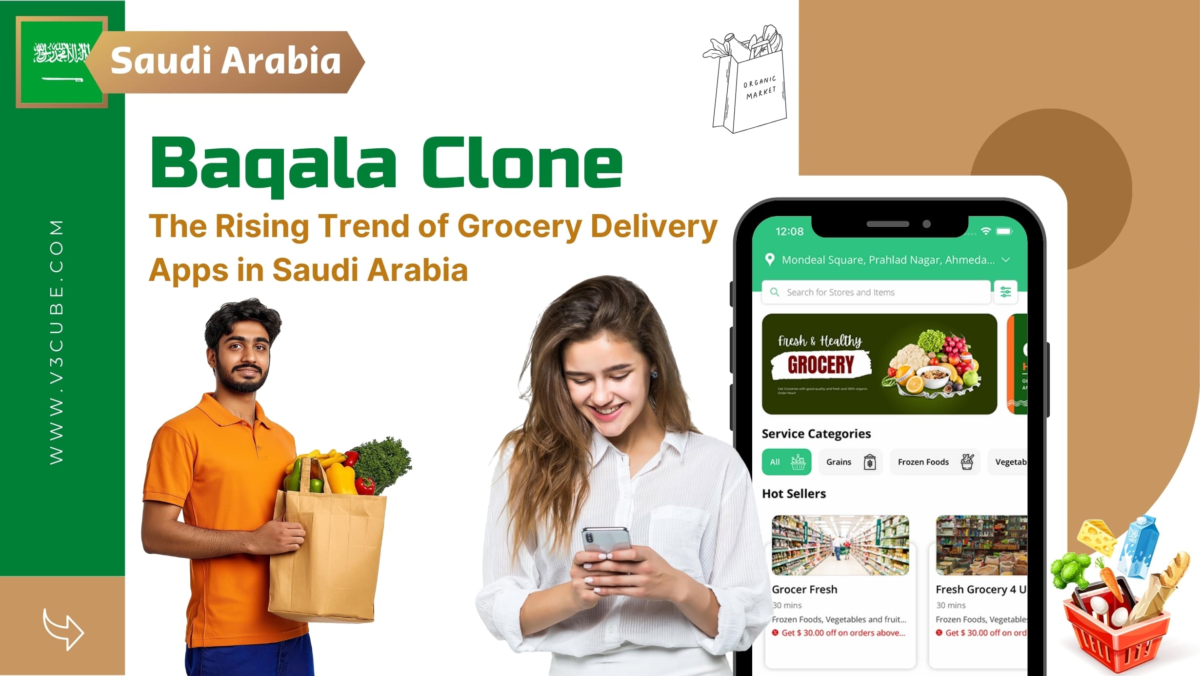 How to Launch a Grocery Delivery App in Saudi Arabia