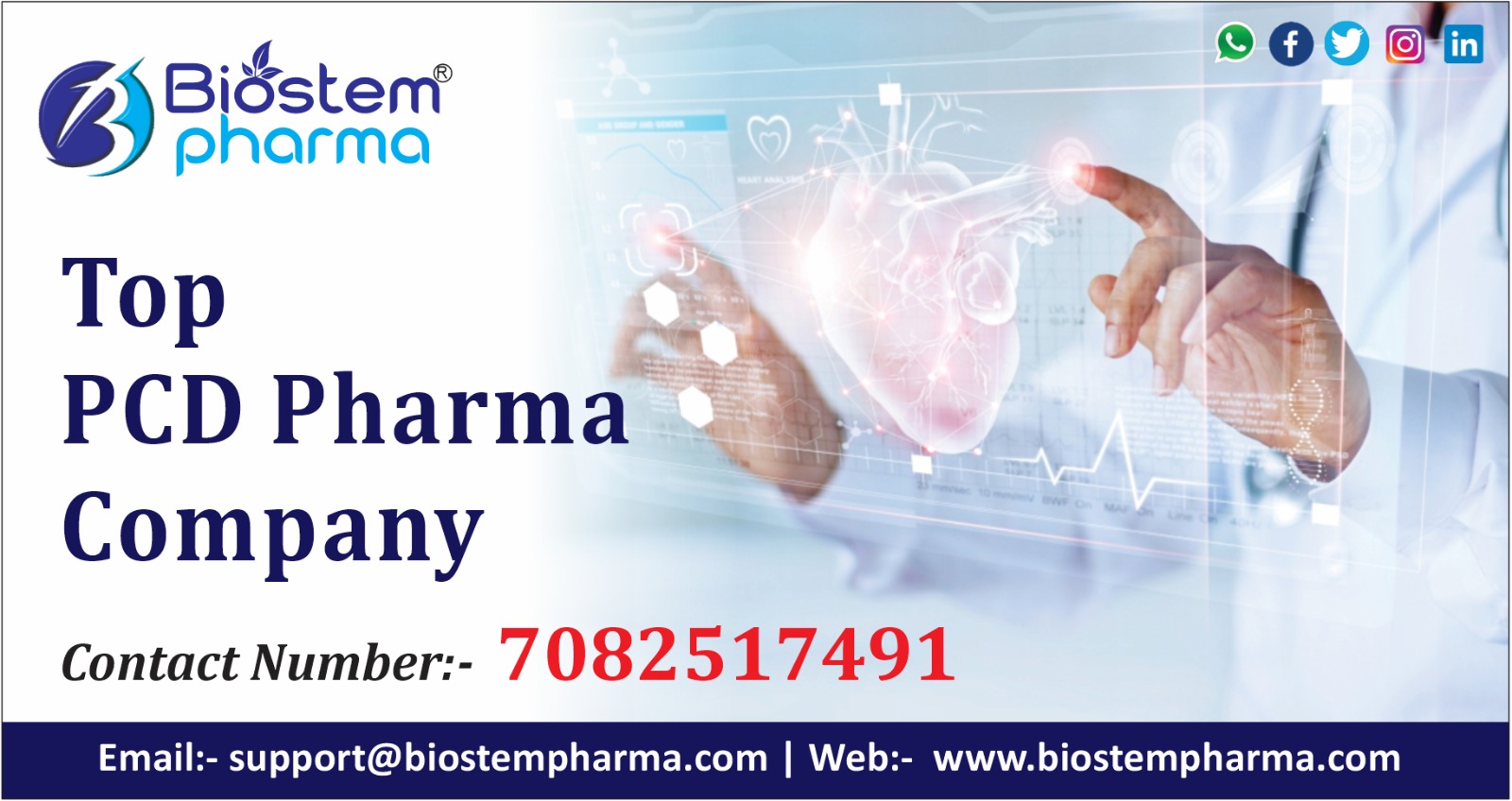 Top PCD Pharma Company | Biostem Pharma - WHO-ISO Certified